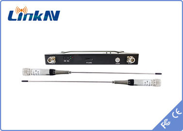 Przenośny odbiornik wideo COFDM Podwójna antena o wysokiej czułości Odbiór różnorodności z wyświetlaczem i baterią
