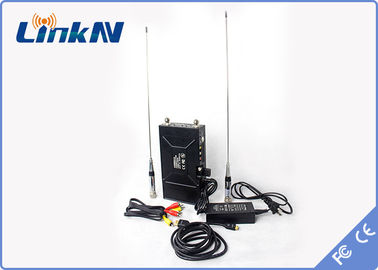 Taktyczny nadajnik wideo HD 1-3KM Manpack HDMI CVBS Dwukierunkowy domofon z szyfrowaniem AES256