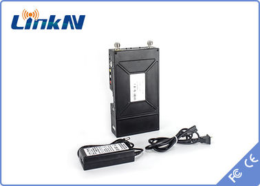 Wojskowy przenośny nadajnik wideo COFDM HDMI i CVBS Dwukierunkowy domofon z szyfrowaniem AES256