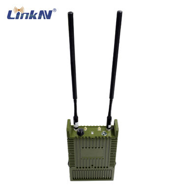 Military Tactical IP66 MESH Radio Multi-hop 82 Mb / s MIMO 10 W High Power AES Enrcyption z baterią