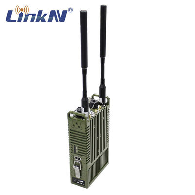 Taktyczne radio danych wideo IP MESH MANET 4W MIMO 4G GPS/BD PPT WiFi szyfrowanie AES ze wskaźnikiem LCD Zasilanie bateryjne