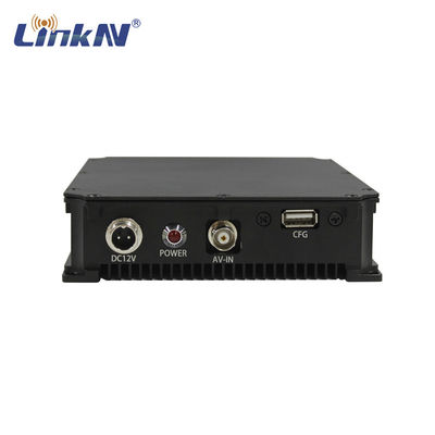 Bezprzewodowy analogowy nadajnik wideo UGV NTSC PAL COFDM QPSK Szyfrowanie AES Niskie opóźnienie 300-2700 MHz