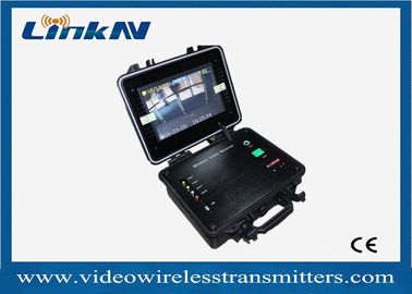 1-kanałowy przenośny odbiornik wideo COFDM HDMI CVBS Kodowanie AES256 2-8 MHz Niskie opóźnienie z baterią