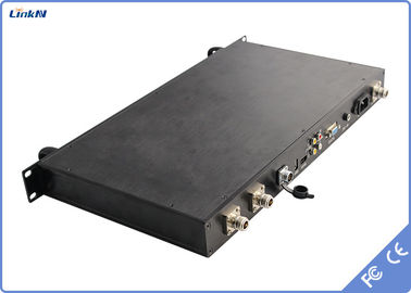 Odbiornik wideo COFDM HDMI SDI CVBS Montowany na pojeździe 1-RU z niskim opóźnieniem Odbiór różnorodności podwójnej anteny