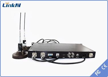 Wytrzymały wojskowy odbiornik COFDM montowany w pojeździe HDMI SDI High Safety AES256 Podwójne anteny Encrytpion Niskie opóźnienie