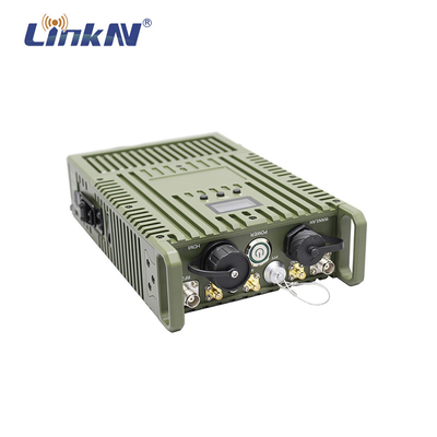 Policyjne taktyczne radio danych wideo IP MESH MANET 4W MIMO AES Szyfrowanie ze wskaźnikiem LCD Zasilanie bateryjne