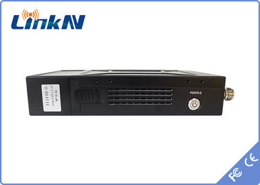 Policyjny nadajnik wideo COFDM QPSK HDMI i CVBS H.264 Niskie opóźnienie AES256 Szyfrowanie z baterią