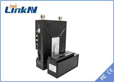 LKAV1605 COFDM nadajnik wideo QPSK HDMI &amp; CVBS H.264 Low Delay AES256 Encryption With Battery