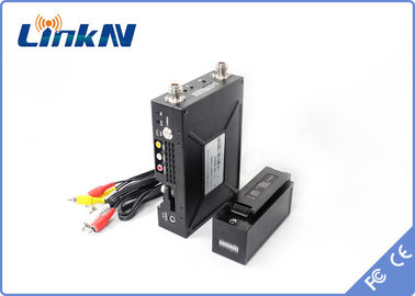 Wojskowy nadajnik wideo 2W COFDM QPSK HDMI i CVBS H.264 Niskie opóźnienie Szyfrowanie AES256