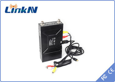 LKAV1605 COFDM nadajnik wideo QPSK HDMI &amp; CVBS H.264 Low Delay AES256 Encryption With Battery