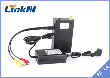 Mini rozmiar Body worn Wireless Audio Video Sender Lekki długi zasięg transmisji