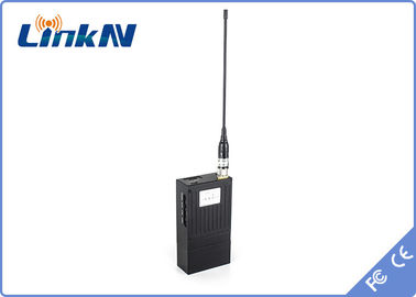 LKAV1519 Detektyw Mini Video Transmitter 1km COFDM Niski opóźnienie H.264 Wysokiej bezpieczeństwa AES256 szyfrowanie Akumulator zasilany