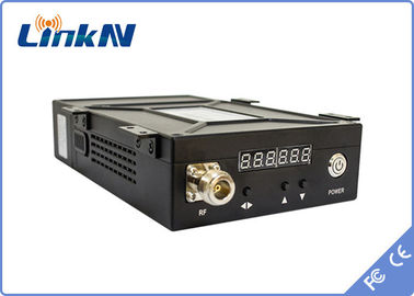 Taktyczny nadajnik wideo COFDM AES256 2 W / 5 W Niskie opóźnienie 300-2700 MHz