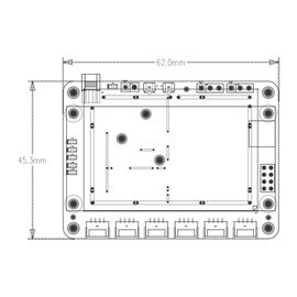 LKAV6614 Lekkie OEM Mainboard 5km UAV PCBA Moduł łącza danych wideo
