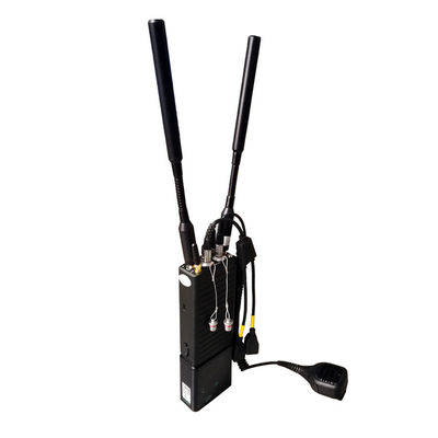 Taktyczne IP MeSH Radio Wideo domofon 4 W Moc wyjściowa AES256 80 Mb / s 350 MHz - 4 GHz Konfigurowalny