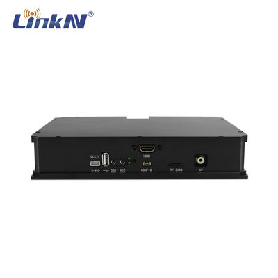 Policyjny bezprzewodowy system wideo UGV CVBS NTSC PAL HDMI COFDM QPSK AES256 Szyfrowanie Niskie opóźnienie