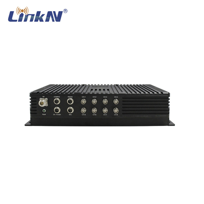 Wytrzymała bezzałogowa koparka UGV 8-kanałowy nadajnik wideo 1-3 km NLOS FHD DC o niskim opóźnieniu 18-32 V