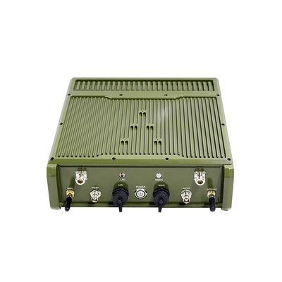 Taktyczne radio IP66 40dBm MESH integruje szyfrowanie AES stacji bazowej 40dBm LTE z baterią