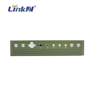 Samochodowa stacja bazowa 4G LTE 2U IP Mesh Radio 43dBm Szyfrowanie AES GPS / BD
