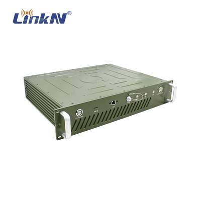 Samochodowa stacja bazowa 4G LTE 2U IP Mesh Radio 43dBm Szyfrowanie AES GPS / BD